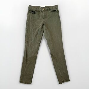 Gap Jeans Women's Size 29r‎ True Skinny Green Mid Rise Stretch 29x27
